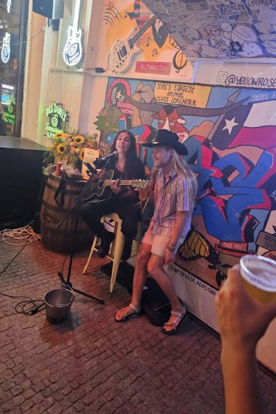 Lady Singing at Yellow Rose Bar